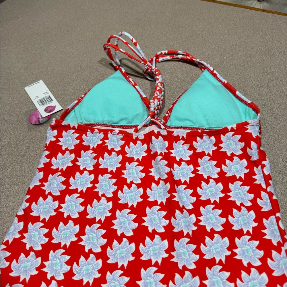 NET Raisin Girls Tankini Top - Picture 2 of 5